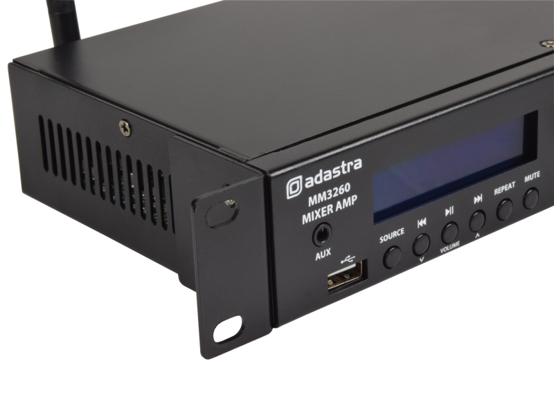 Adastra MM3260 --Amplificador-Mezclador con USB/FM/BT 