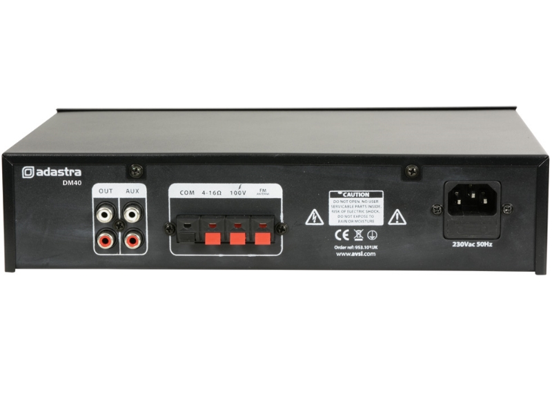 Adastra DM40-- Amplificador 40w USB/sd, Bluetooth y FM