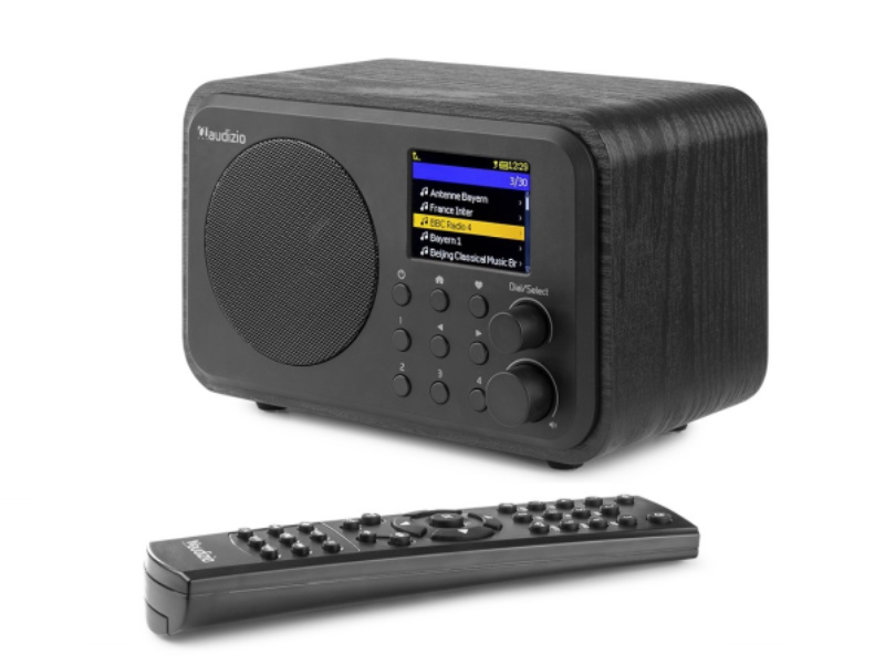 ADZ 102220 Audizio Venice- Radio Wi-fi internet con bluetooth y bateria. Negra