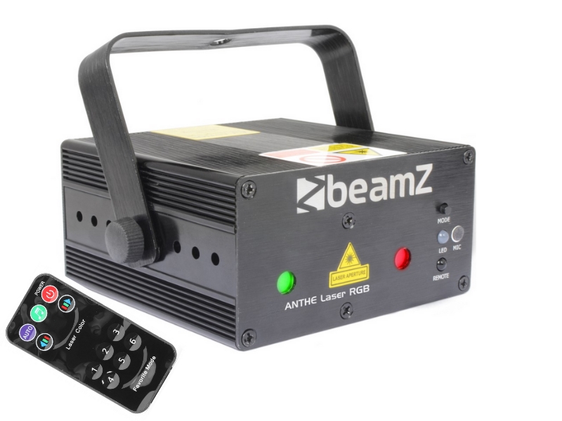 BeamZ Anthe II Doble Laser 600mW RGB Gobo DMX IRC