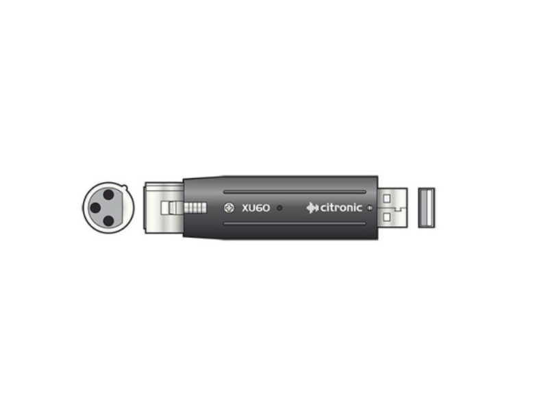 Citronic XU60-- Conversor digital XLR a USB