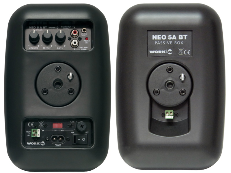 Work Neo5A ES N -- Altavoces amplificados negros funcion apagado