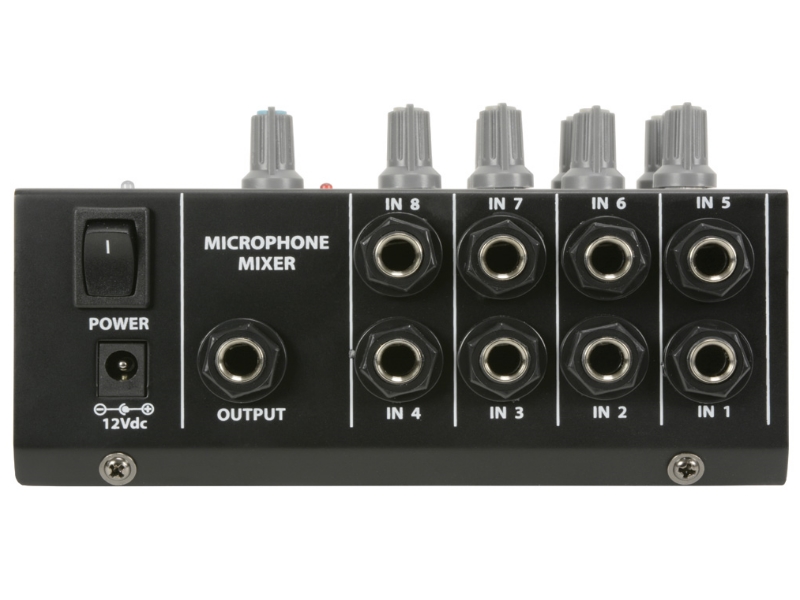 QTX MM81 -- Mini mezclador 8 microfonos