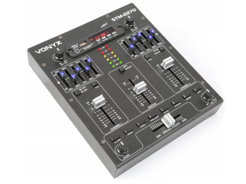 Vonyx STM2270 Mezclador 4 C- Efectos. SD/USB/MP3/BT