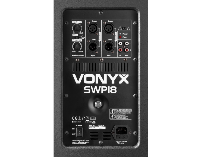 Vonyx SWP18 pro Subwoofer Activo 18"
