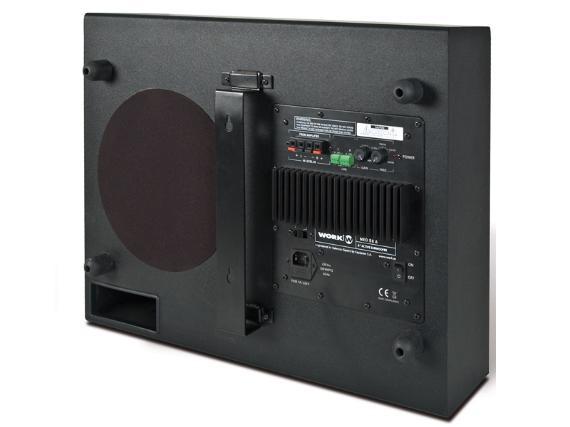 Work pro NEO S8A N. Subwoofer amplificado plano Negro