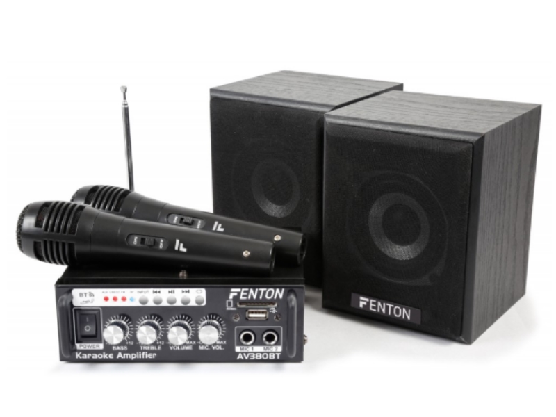 Fenton AV360BT Mini amplificador con Bluetooth/FM/SD/USB/MP3  Audio Oferta  - Tienda on line de sonido y efectos de iluminación