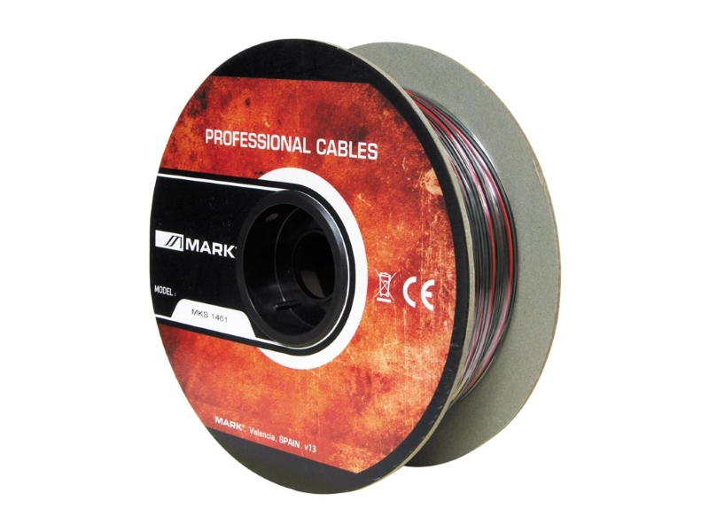 Mark MKs1461 -- cable paralelo rojo negro de altavoces 1,5 mm