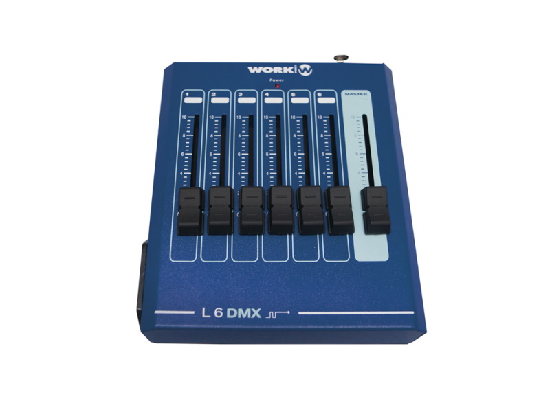 Work pro- L6DMX-- mini consola 6 canales DMX