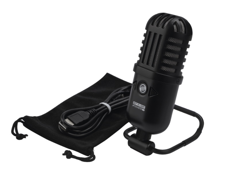 Reloop sPodcaster go -- Microfono de condensador de sobremesa
