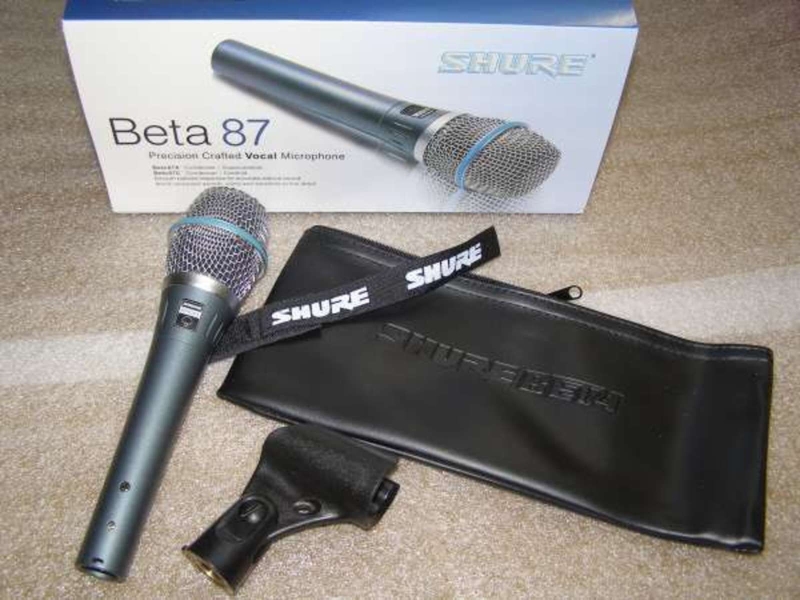 Shure beta 87A - Microfono vocal
