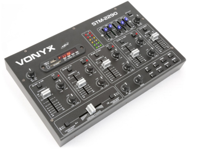 Vonyx STM2290 Mezclador 6 C   - Efectos. SD/USB/MP3/BT