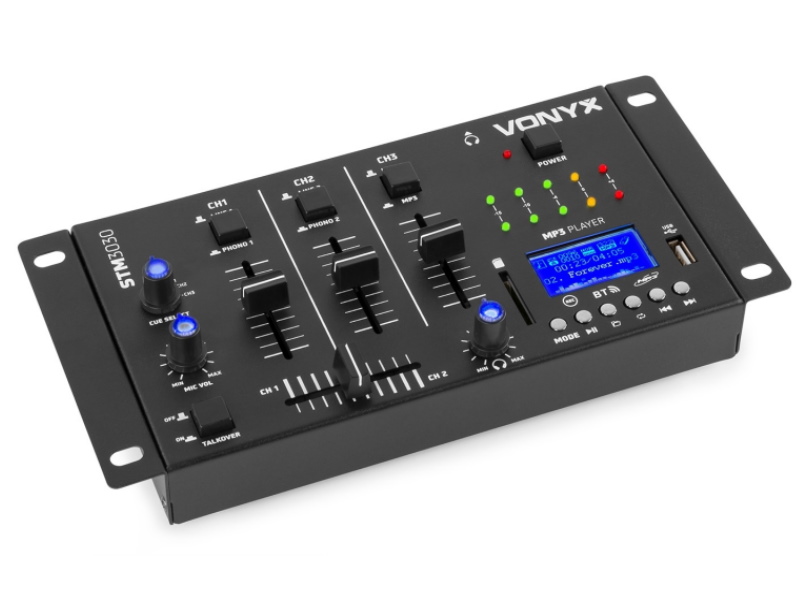 Vonyx STM 3030 Mezclador 4 canales USB.SD, Bluetooth y grabacion