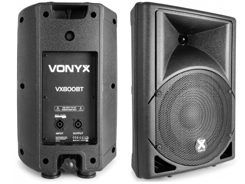 Vonyx VX800Bt-- Set de altavoces activos 2.1 con Bluetooth